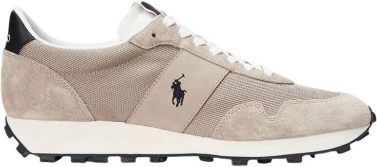 Polo Ralph Lauren Beige Sportieve Textiel Sneakers voor Heren Beige Heren