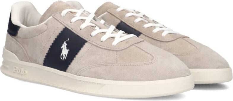 POLO RALPH LAUREN Ralph Lauren Lage Sneakers Heren Heritage Area Maat: 42 Materiaal: Suède Kleur: Beige