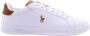 POLO RALPH LAUREN Ralph Lauren Lage Sneakers Heren Hrt Court Ii Maat: 45 Materiaal: Leer Kleur: Wit - Thumbnail 3