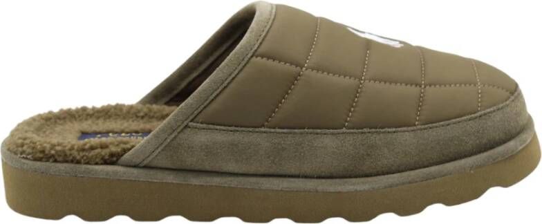 Polo Ralph Lauren Comfortabele Slipper Kerremans Green Heren