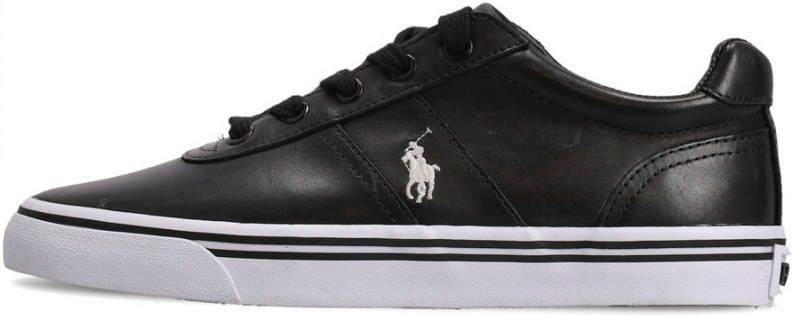 Polo Ralph Lauren Zwarte Casual Leren Sneakers oor Heren Black Heren