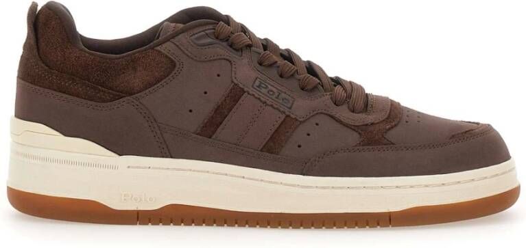 Polo Ralph Lauren Heren Bruine Sneakers Brown Heren