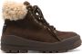 Polo Ralph Lauren Hoge Top Kant Sneakers Bruin Brown Dames - Thumbnail 1