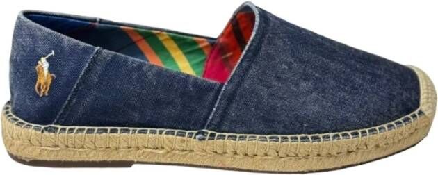 Polo Ralph Lauren Klassieke Espadrilles voor Mannen en Vrouwen Blue Heren