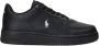 POLO RALPH LAUREN Ralph Lauren Lage Sneakers Heren Masters Court Low Top Maat: 45 Materiaal: Leer Kleur: Zwart - Thumbnail 3