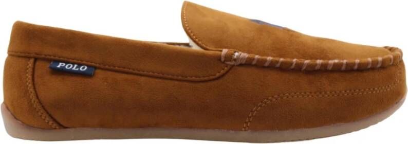 Polo Ralph Lauren Luxe Comfort Pantoffels Brown Heren