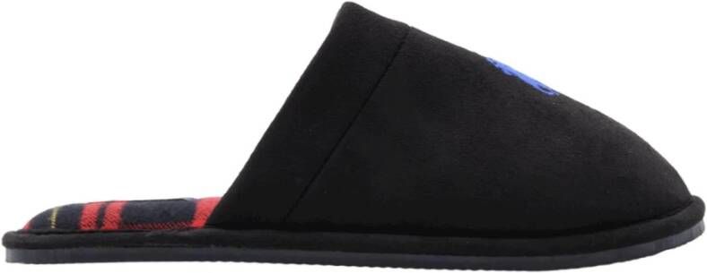 Polo Ralph Lauren Luxe Comfort Pantoffels voor Heren Black Heren