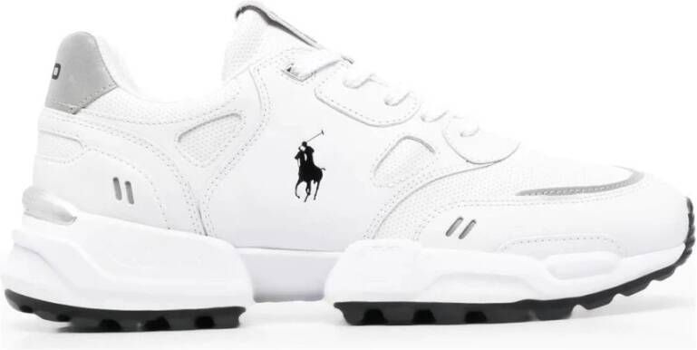 Polo Ralph Lauren Witte Casual Sneakers voor Mannen White Heren