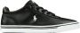 Polo Ralph Lauren Zwarte Casual Leren Sneakers oor Heren Black Heren - Thumbnail 1