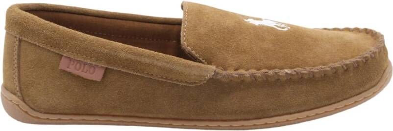 Polo Ralph Lauren Stijlvolle heren loafers voor elke gelegenheid Brown Heren