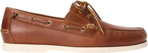 Polo Ralph Lauren Stijlvolle Mocassin Schoenen Brown Heren