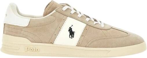 Polo Ralph Lauren Stijlvolle Sneakers voor dagelijks gebruik Beige Heren