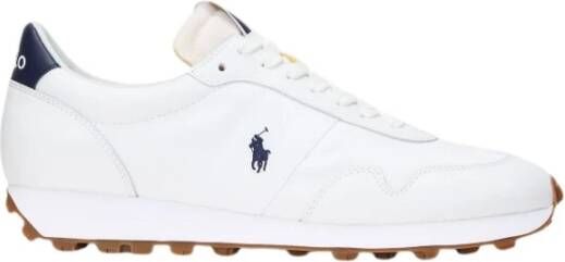 Polo Ralph Lauren Trail 125 sneakers met suède en oxford panelen White Heren