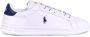 Polo Ralph Lauren Wit Newport Navy Leren Sneakers White Heren - Thumbnail 1