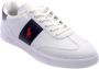 Polo Ralph Lauren Witte blauwe en rode sneakers White Heren - Thumbnail 2