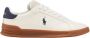 Polo Ralph Lauren Witte Casual Leren Sneakers White Heren - Thumbnail 1