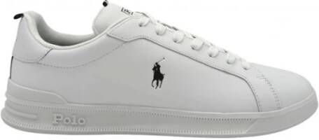 Polo Ralph Lauren Witte leren herensneakers White Heren