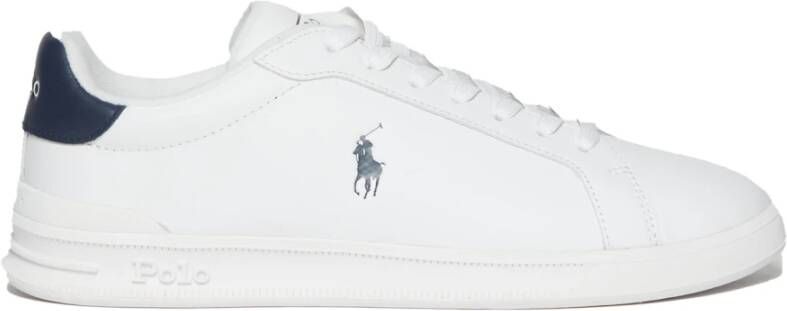 Polo Ralph Lauren Witte leren sneakers HRT CT II White Heren