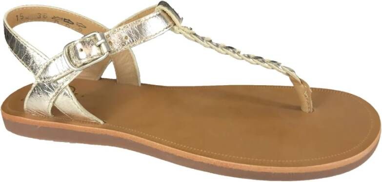 Pom D'Api Flat Sandals Grijs Dames