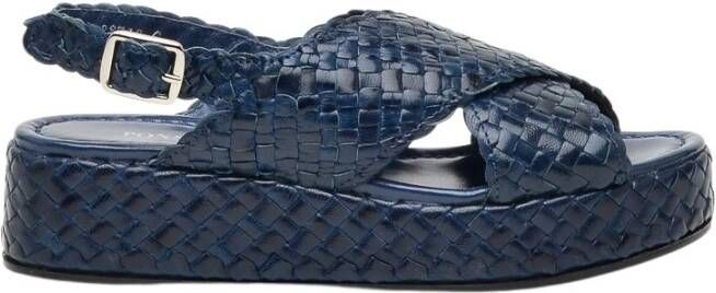 Pons Quintana Flat Sandals Blauw Dames