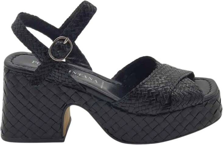 Pons Quintana High Heel Sandals Black Dames