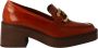 Pons Quintana Stijlvolle en comfortabele dames loafers Red Dames - Thumbnail 1