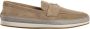 Prada Biarritz Espadrilles Suède Rubber Leer Beige Heren - Thumbnail 1