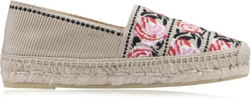 Prada Bloemen Slip-On Espadrilles Multicolor Dames