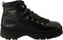 Prada Brixen Lace-up Boots Black Heren - Thumbnail 1