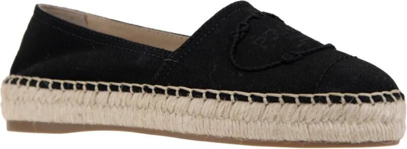 Prada Dames instap espadrilles Black Dames