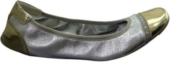 Prada Elegante Ballet Flats voor Vrouwen Gray Dames