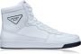 Prada Heren Veterschoenen Hoge Sneakers White Heren - Thumbnail 1