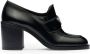 Prada Instap leren mocassins met vierkanteeus Black Dames - Thumbnail 2