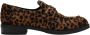 Prada Luipaardprint Stof Loafers Brown Dames - Thumbnail 1