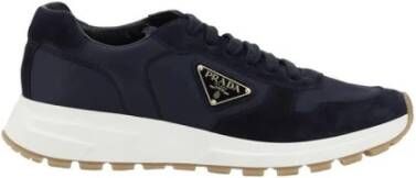 Prada Moderne lage sneakers stijl Blue Heren