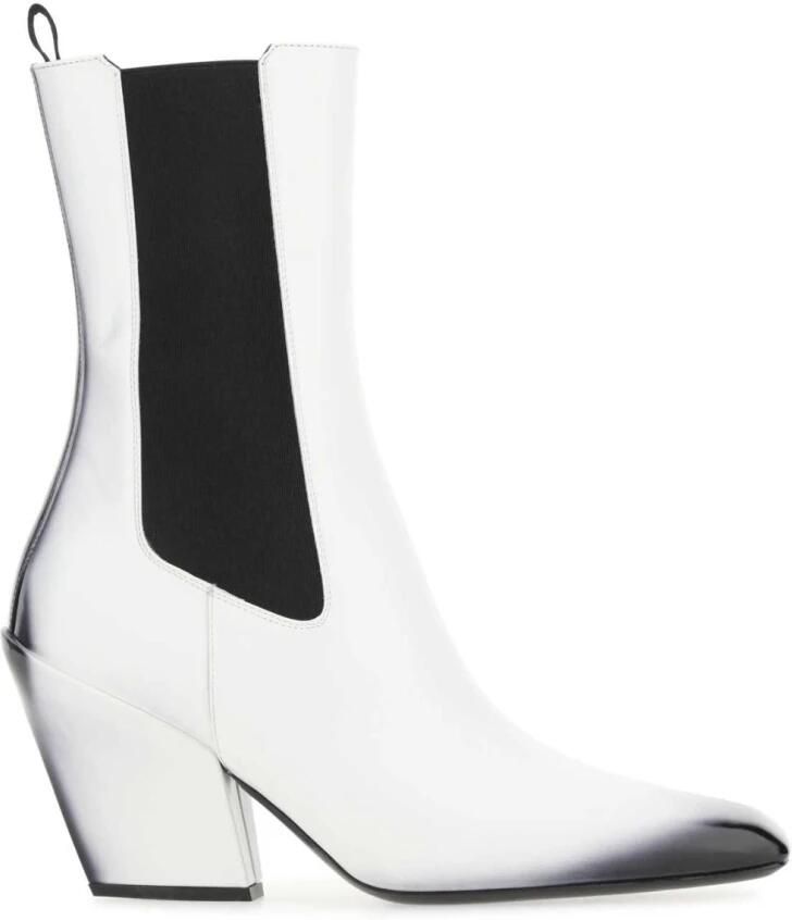 Prada Pointed Toe Chelsea Boots