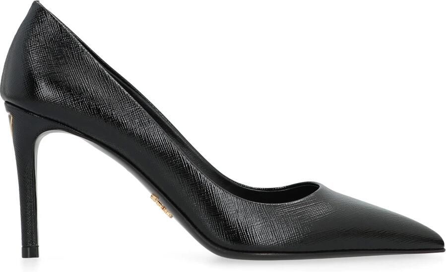 Prada Pumps van Saffiano-leer met lak