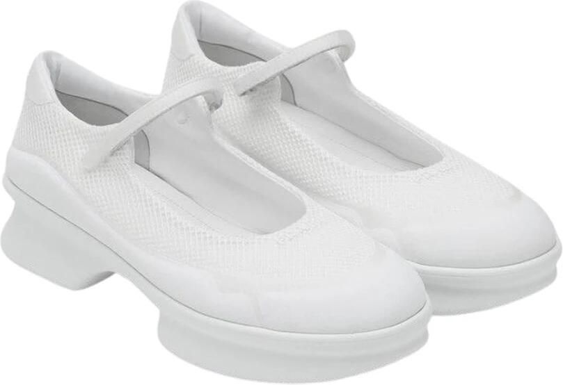 Prada Wavy Mesh Mary Jane Ballerina's