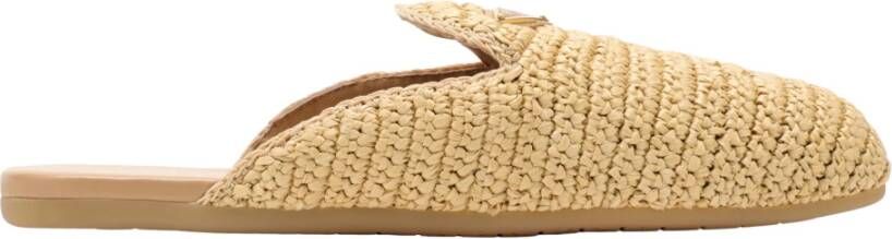 Prada Stijlvolle Sandalen voor de Zomer Beige Dames