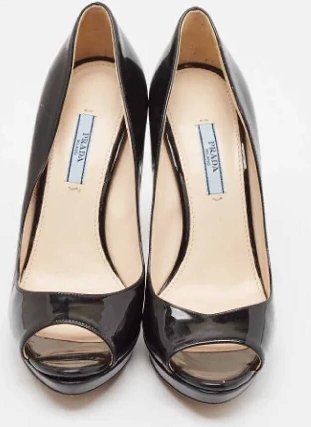 Prada Vintage Pre-owned Fabric heels Black Dames