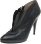 Prada Vintage Pre-owned Leather boots Black Dames - Thumbnail 1