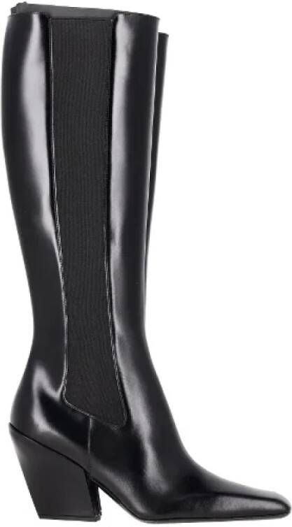 Prada Vintage Pre-owned Leather boots Black Dames