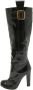 Prada Vintage Pre-owned Leather boots Black Dames - Thumbnail 1