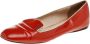 Prada Vintage Pre-owned Leather flats Orange Dames - Thumbnail 1