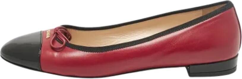 Prada Vintage Pre-owned Leather flats Pink Dames