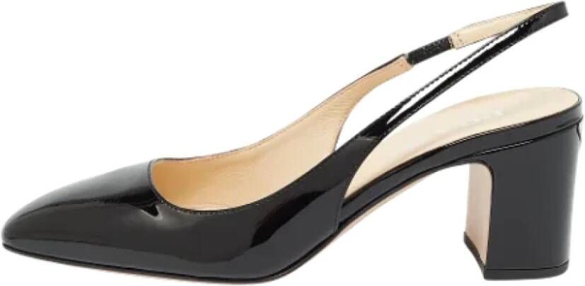 Prada Vintage Pre-owned Leather heels Black Dames