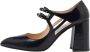 Prada Vintage Pre-owned Leather heels Black Dames - Thumbnail 1