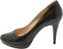 Prada Vintage Pre-owned Leather heels Black Dames - Thumbnail 1