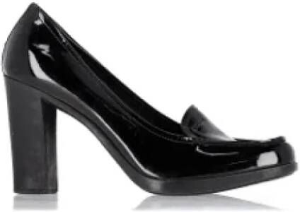 Prada Vintage Pre-owned Leather heels Black Dames