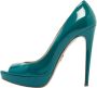 Prada Vintage Pre-owned Leather heels Green Dames - Thumbnail 1